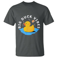 Rubber Ducky T Shirt Big Duck Vibes Cute Surfing Ocean Waves Summer Vacation - Wonder Print Shop