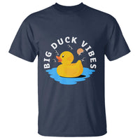 Rubber Ducky T Shirt Big Duck Vibes Cute Surfing Ocean Waves Summer Vacation - Wonder Print Shop