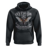 The Cicadas Reunion Tour 2025 Hoodie Cicada Invasion Brood XIV Vintage Concert Fest
