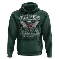 The Cicadas Reunion Tour 2025 Hoodie Cicada Invasion Brood XIV Vintage Concert Fest