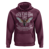 The Cicadas Reunion Tour 2025 Hoodie Cicada Invasion Brood XIV Vintage Concert Fest