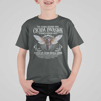 The Cicadas Reunion Tour 2025 T Shirt For Kid Cicada Invasion Brood XIV Vintage Concert Fest