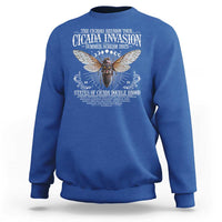 The Cicadas Reunion Tour 2025 Sweatshirt Cicada Invasion Brood XIV Vintage Concert Fest