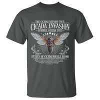 The Cicadas Reunion Tour 2025 T Shirt Cicada Invasion Brood XIV Vintage Concert Fest