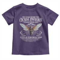 The Cicadas Reunion Tour 2025 Toddler T Shirt Cicada Invasion Brood XIV Vintage Concert Fest