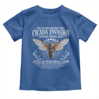 The Cicadas Reunion Tour 2025 Toddler T Shirt Cicada Invasion Brood XIV Vintage Concert Fest
