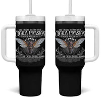 The Cicadas Reunion Tour 2025 Tumbler With Handle Cicada Invasion Brood XIV Vintage Concert Fest