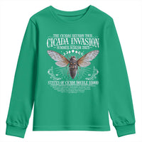 The Cicadas Reunion Tour 2025 Youth Sweatshirt Cicada Invasion Brood XIV Vintage Concert Fest