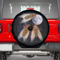 Funny 3 Cicadas Concert Fest Moon Cicada Reunion Spare Tire Cover
