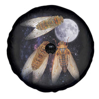 Funny 3 Cicadas Concert Fest Moon Cicada Reunion Spare Tire Cover