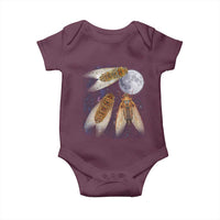 Funny 3 Cicadas Concert Fest Moon Cicada Reunion Baby Onesie