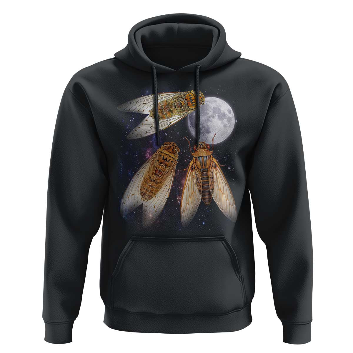 Funny 3 Cicadas Concert Fest Moon Cicada Reunion Hoodie