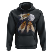Funny 3 Cicadas Concert Fest Moon Cicada Reunion Hoodie