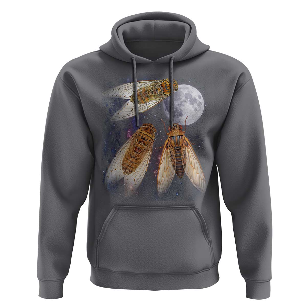 Funny 3 Cicadas Concert Fest Moon Cicada Reunion Hoodie