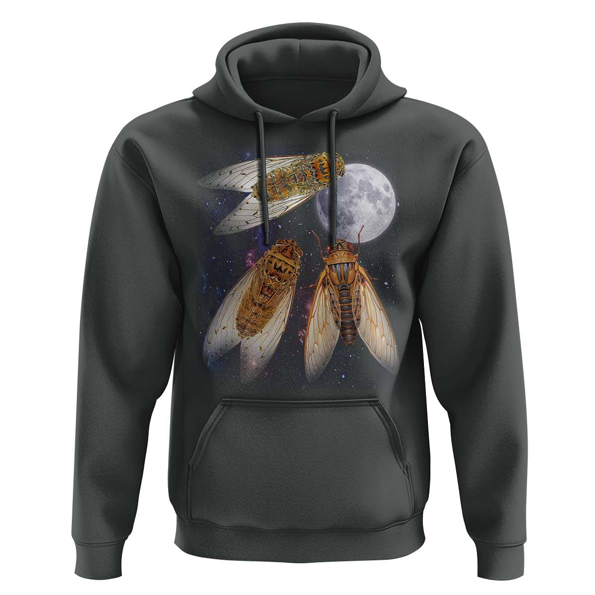 Funny 3 Cicadas Concert Fest Moon Cicada Reunion Hoodie