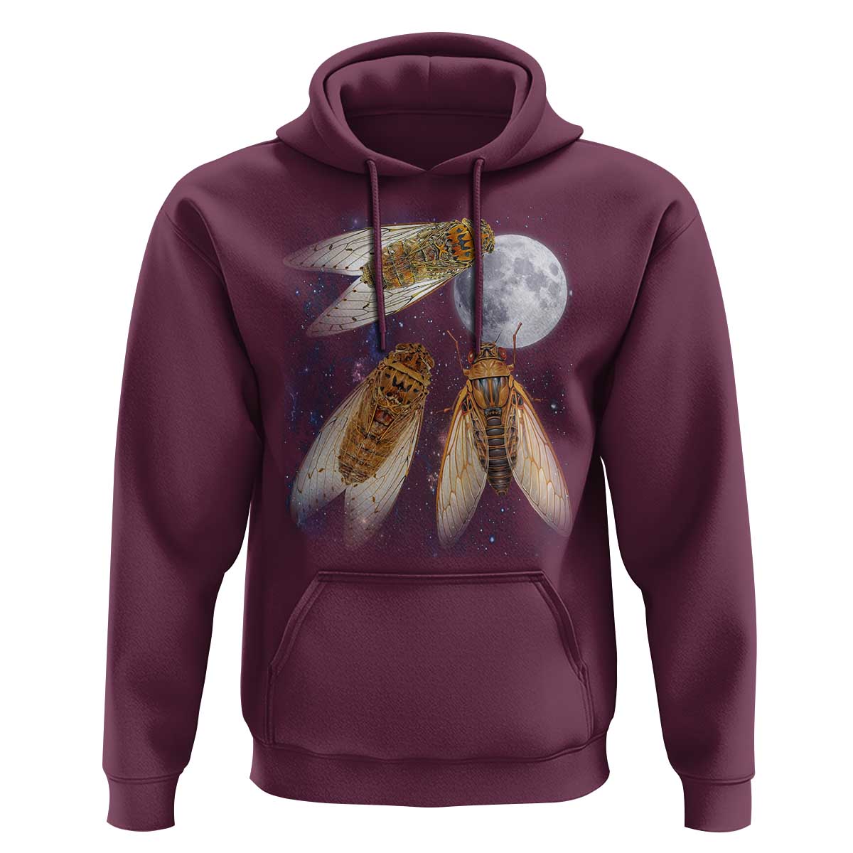Funny 3 Cicadas Concert Fest Moon Cicada Reunion Hoodie