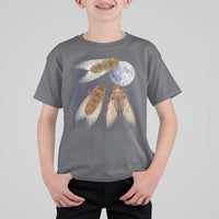 Funny 3 Cicadas Concert Fest Moon Cicada Reunion T Shirt For Kid