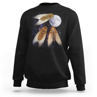 Funny 3 Cicadas Concert Fest Moon Cicada Reunion Sweatshirt