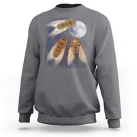 Funny 3 Cicadas Concert Fest Moon Cicada Reunion Sweatshirt