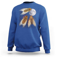 Funny 3 Cicadas Concert Fest Moon Cicada Reunion Sweatshirt