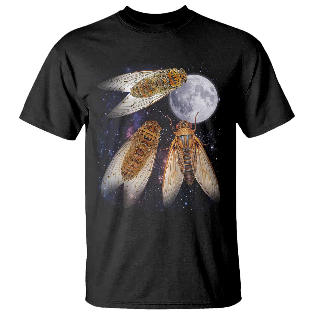 Funny 3 Cicadas Concert Fest Moon Cicada Reunion T Shirt