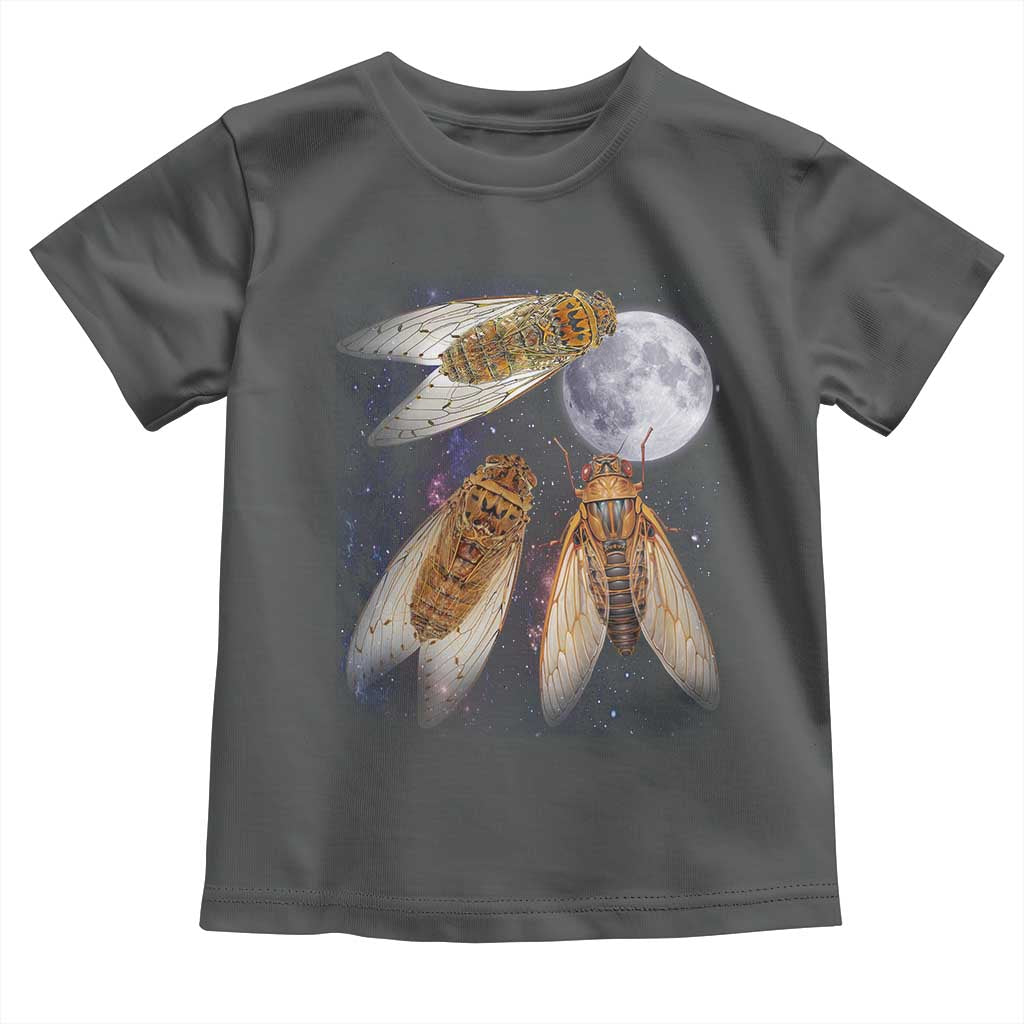 Funny 3 Cicadas Concert Fest Moon Cicada Reunion Toddler T Shirt