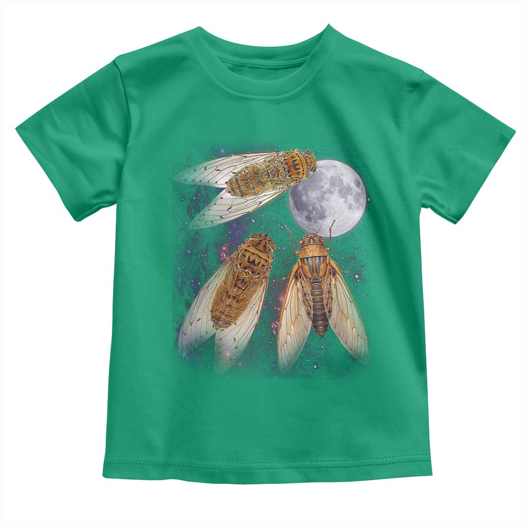 Funny 3 Cicadas Concert Fest Moon Cicada Reunion Toddler T Shirt