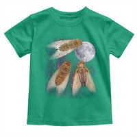 Funny 3 Cicadas Concert Fest Moon Cicada Reunion Toddler T Shirt