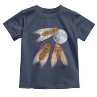 Funny 3 Cicadas Concert Fest Moon Cicada Reunion Toddler T Shirt