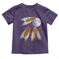 Funny 3 Cicadas Concert Fest Moon Cicada Reunion Toddler T Shirt