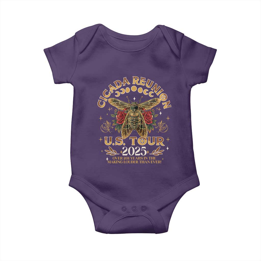 Funny Cicada Reunion US Tour 2025 Baby Onesie Over 201 Years In The Making Louder Than Ever