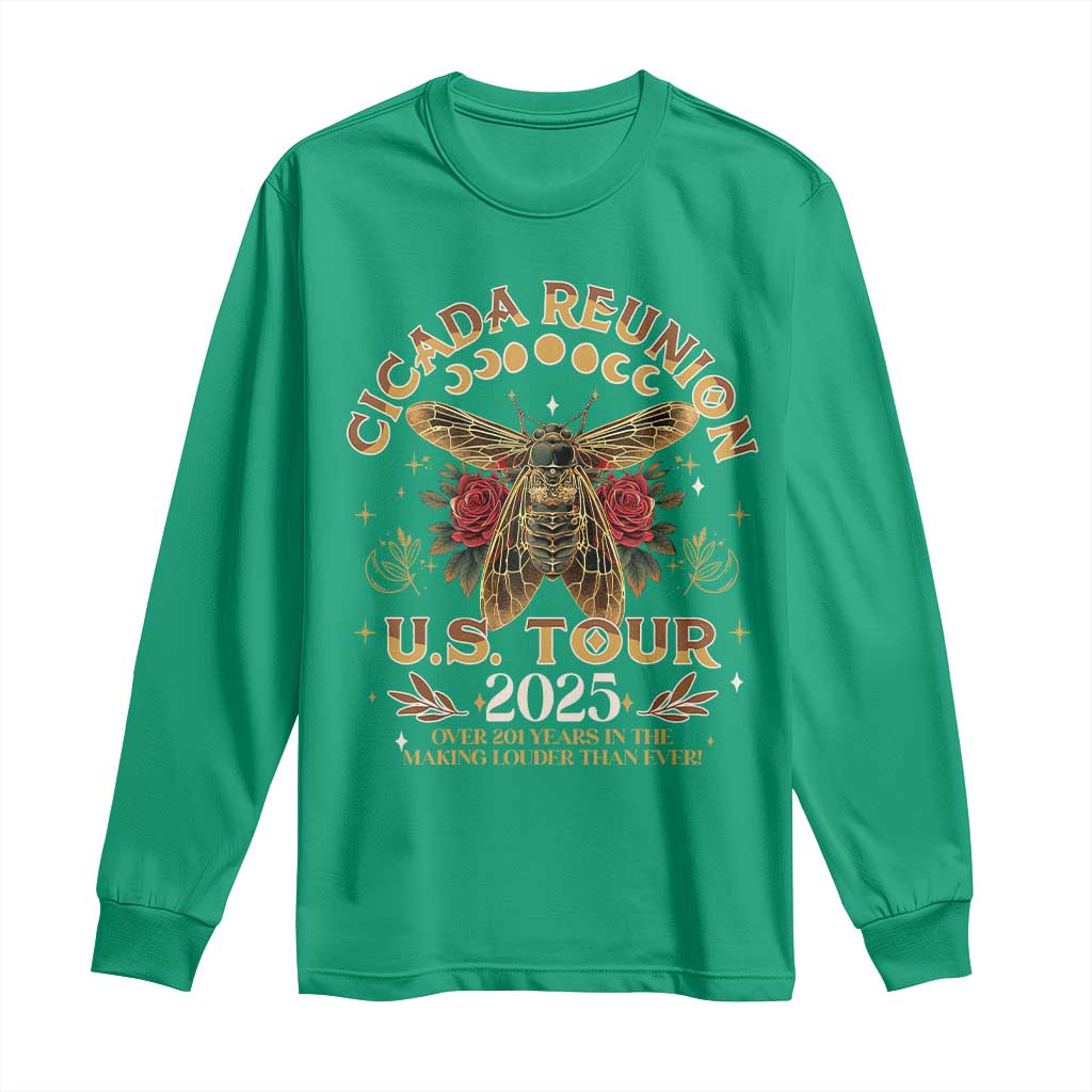 Funny Cicada Reunion US Tour 2025 Long Sleeve Shirt Over 201 Years In The Making Louder Than Ever
