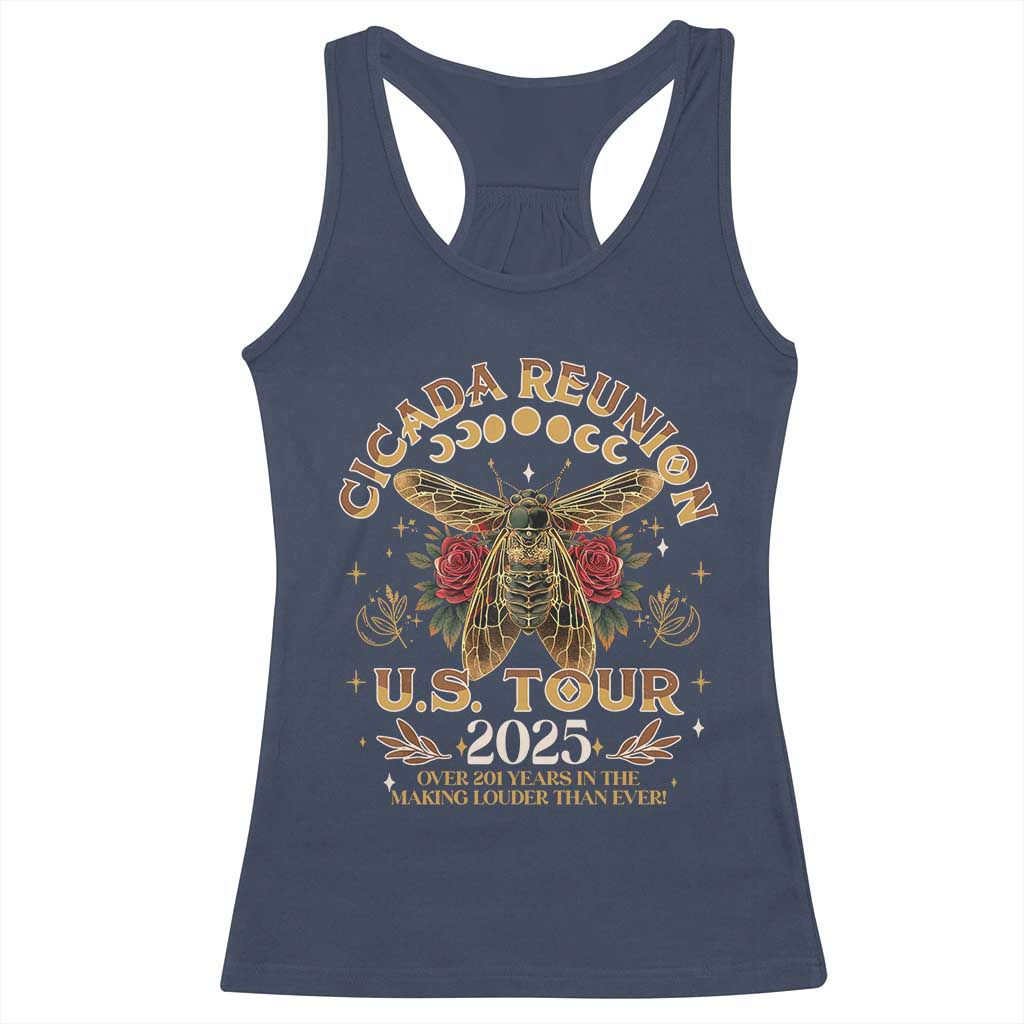 Funny Cicada Reunion US Tour 2025 Racerback Tank Top Over 201 Years In The Making Louder Than Ever