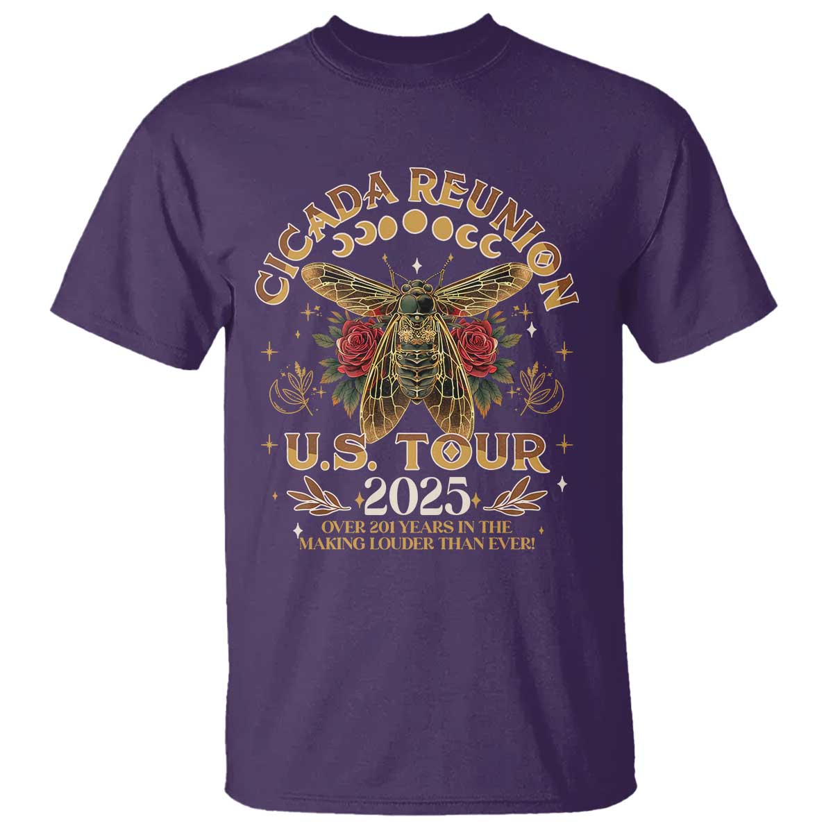 Funny Cicada Reunion US Tour 2025 T Shirt Over 201 Years In The Making Louder Than Ever