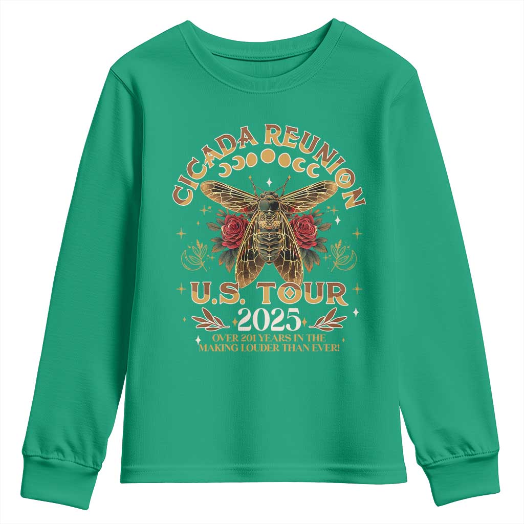 Funny Cicada Reunion US Tour 2025 Youth Sweatshirt Over 201 Years In The Making Louder Than Ever