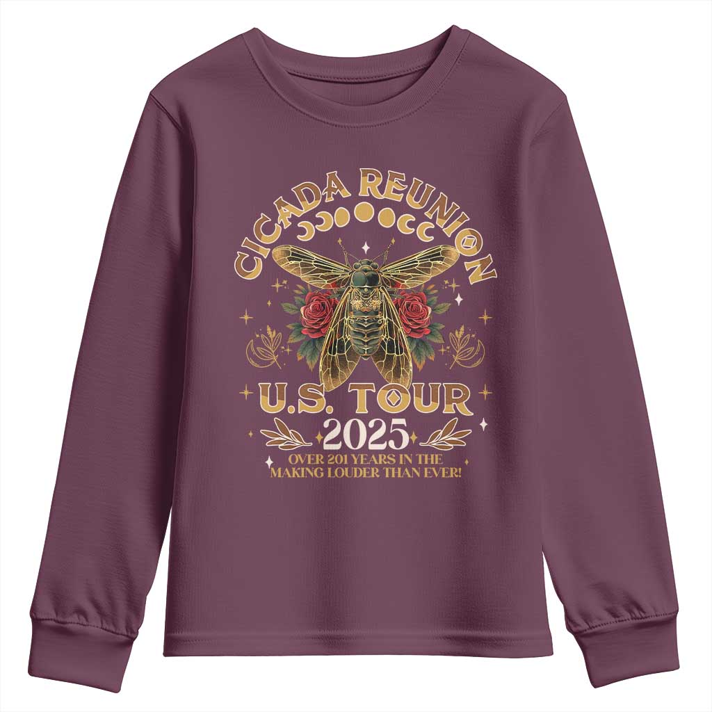 Funny Cicada Reunion US Tour 2025 Youth Sweatshirt Over 201 Years In The Making Louder Than Ever