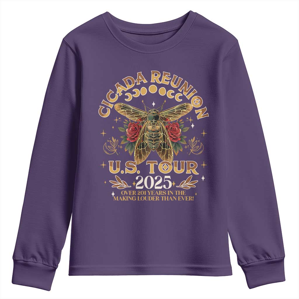 Funny Cicada Reunion US Tour 2025 Youth Sweatshirt Over 201 Years In The Making Louder Than Ever
