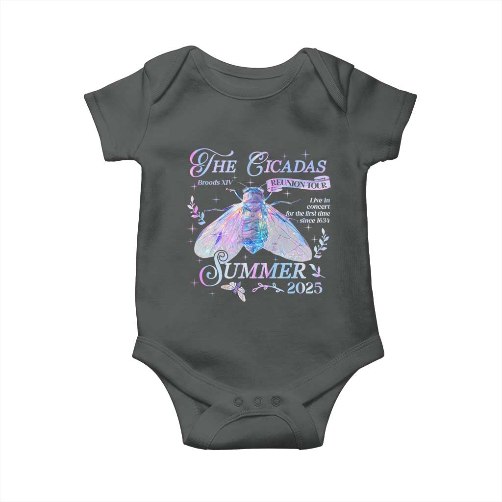 The Cicadas Brood XIV Reunion Tour Summer 2025 Baby Onesie Live In Concert For The First Time Since 1634