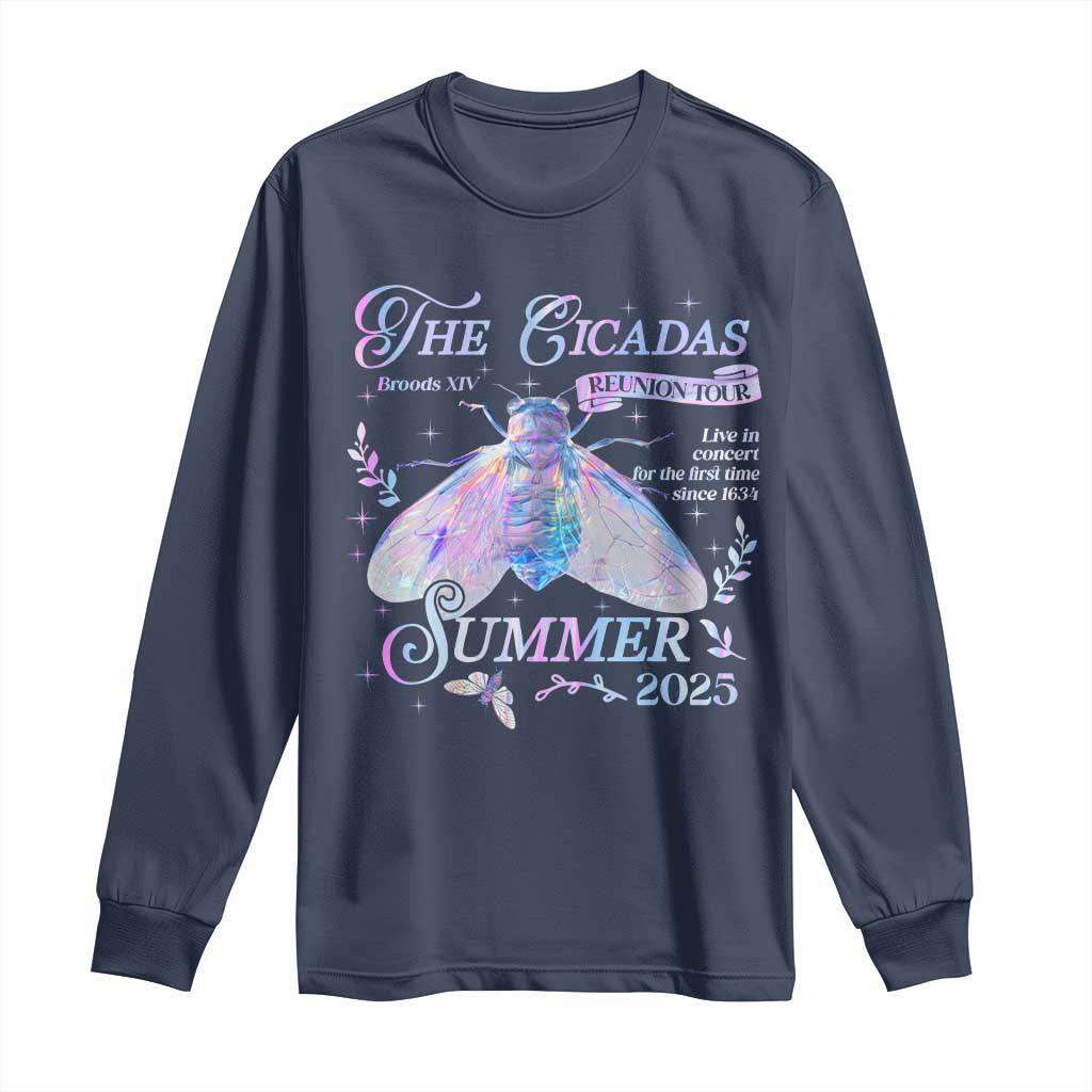 The Cicadas Brood XIV Reunion Tour Summer 2025 Long Sleeve Shirt Live In Concert For The First Time Since 1634