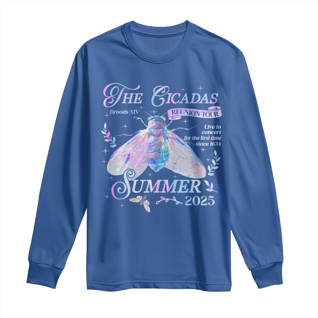 The Cicadas Brood XIV Reunion Tour Summer 2025 Long Sleeve Shirt Live In Concert For The First Time Since 1634