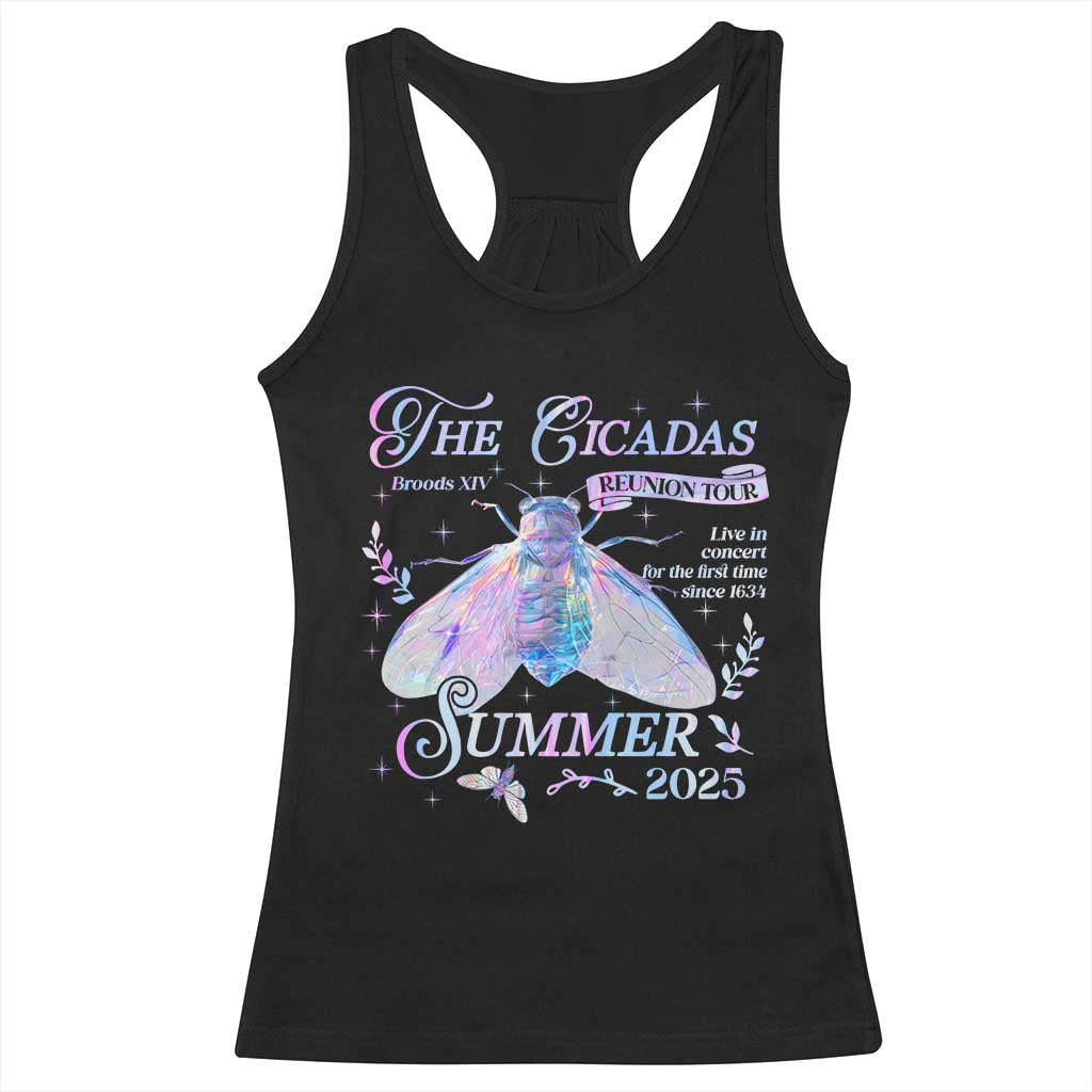 The Cicadas Brood XIV Reunion Tour Summer 2025 Racerback Tank Top Live In Concert For The First Time Since 1634