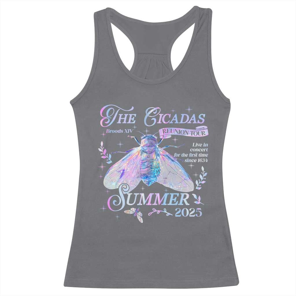 The Cicadas Brood XIV Reunion Tour Summer 2025 Racerback Tank Top Live In Concert For The First Time Since 1634