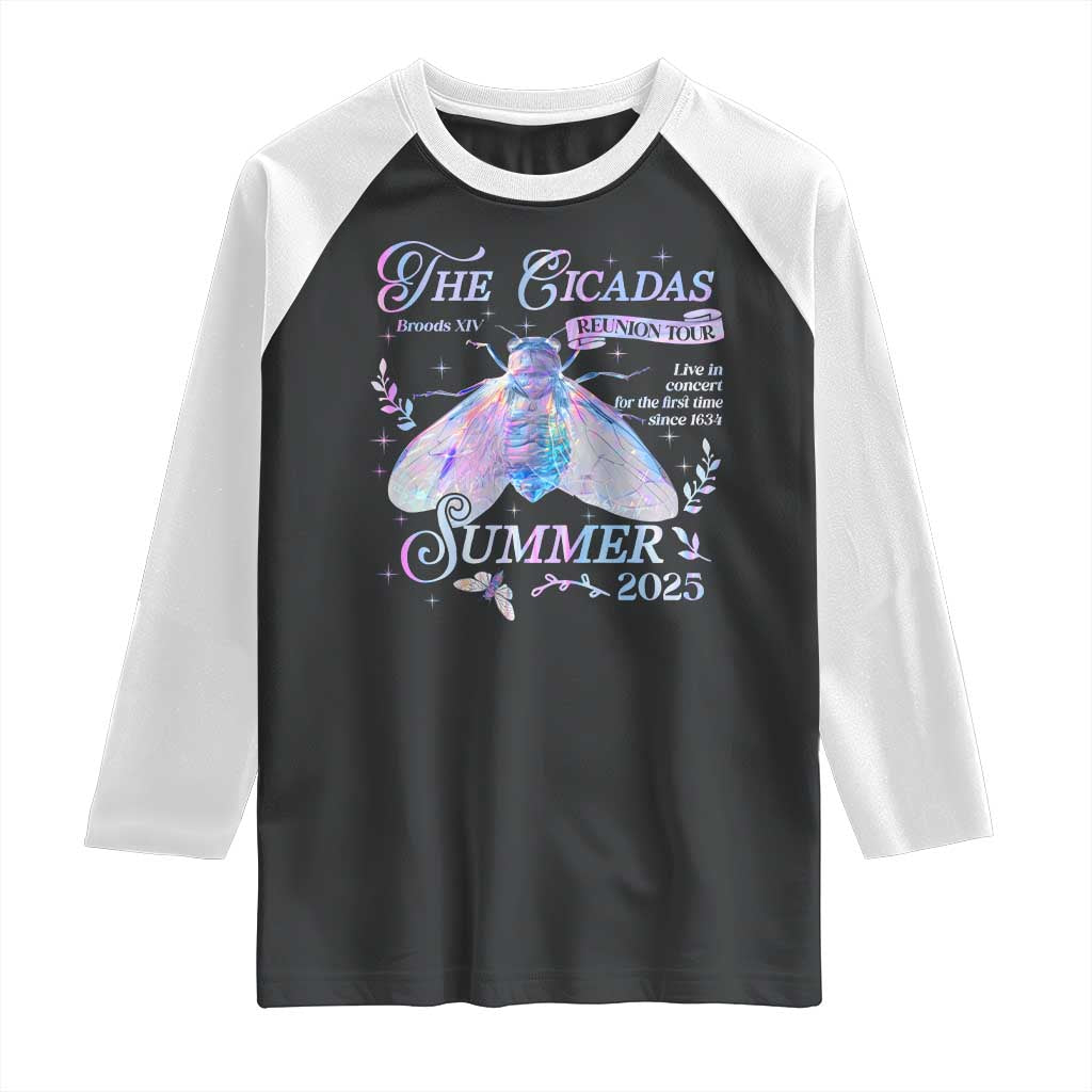 The Cicadas Brood XIV Reunion Tour Summer 2025 Raglan Shirt Live In Concert For The First Time Since 1634