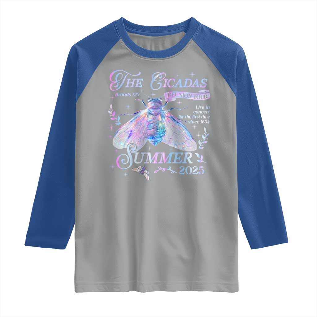 The Cicadas Brood XIV Reunion Tour Summer 2025 Raglan Shirt Live In Concert For The First Time Since 1634