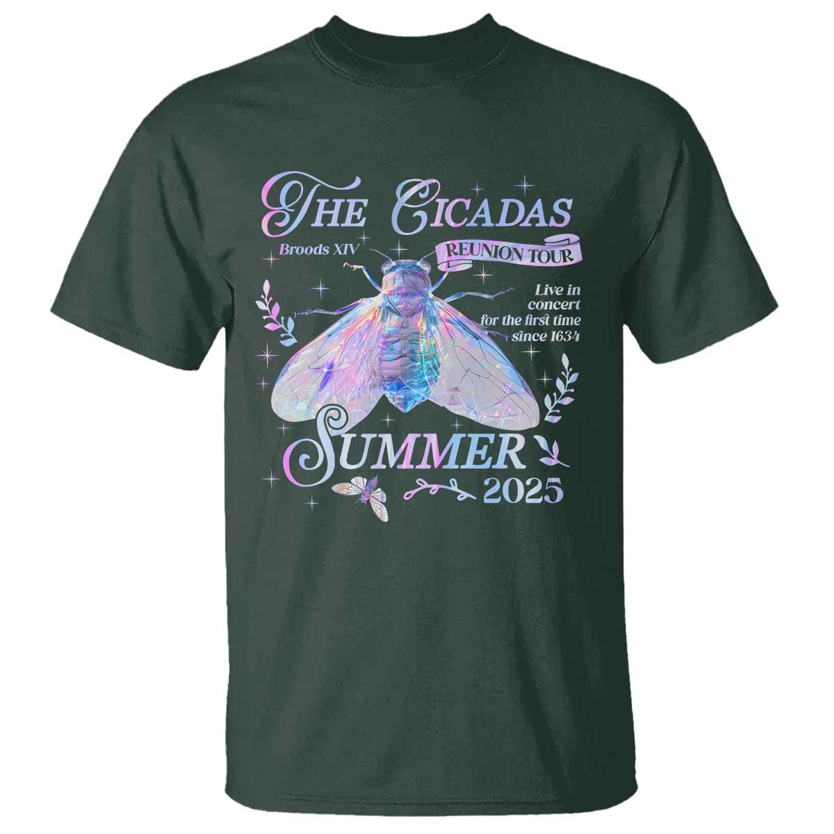 The Cicadas Brood XIV Reunion Tour Summer 2025 T Shirt Live In Concert For The First Time Since 1634