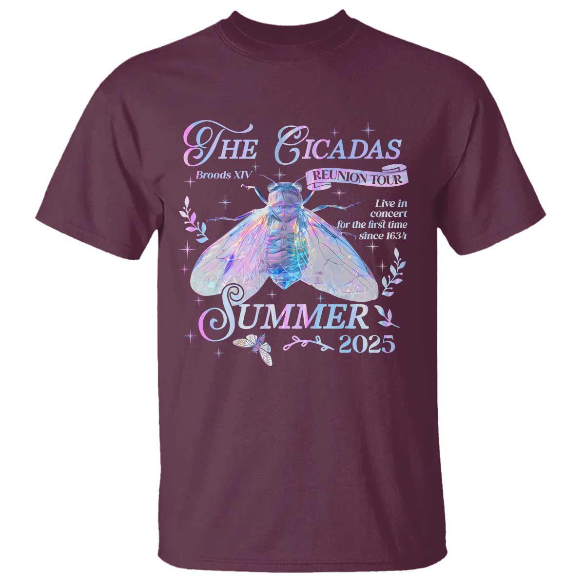 The Cicadas Brood XIV Reunion Tour Summer 2025 T Shirt Live In Concert For The First Time Since 1634