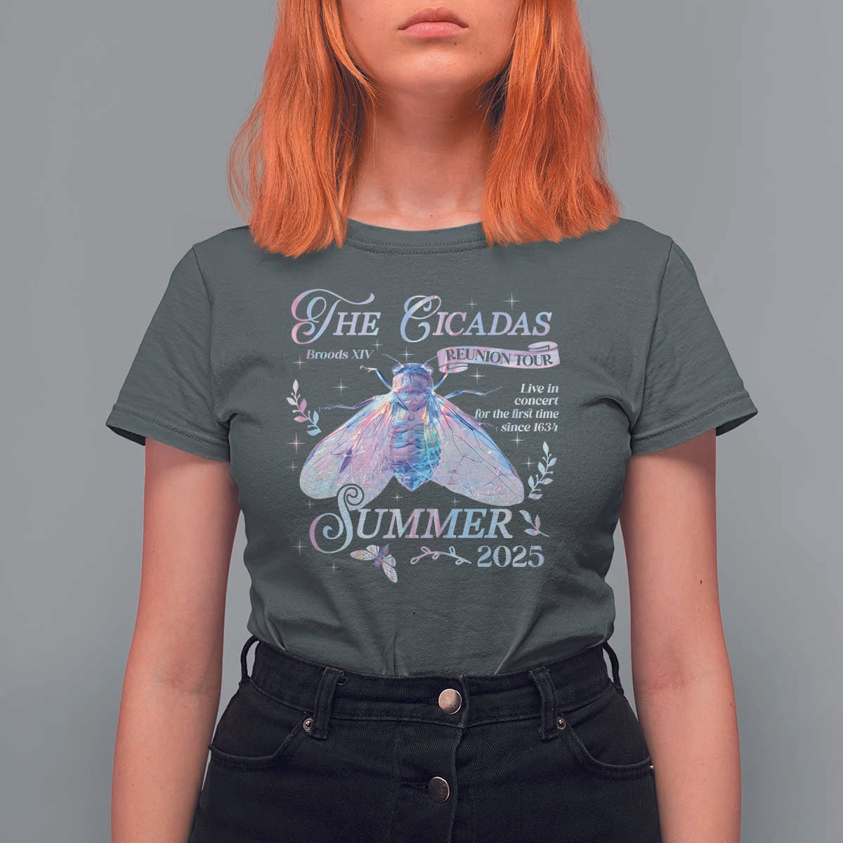 The Cicadas Brood XIV Reunion Tour Summer 2025 T Shirt For Women Live In Concert For The First Time Since 1634