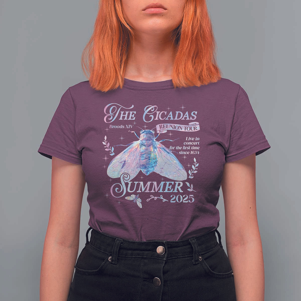 The Cicadas Brood XIV Reunion Tour Summer 2025 T Shirt For Women Live In Concert For The First Time Since 1634