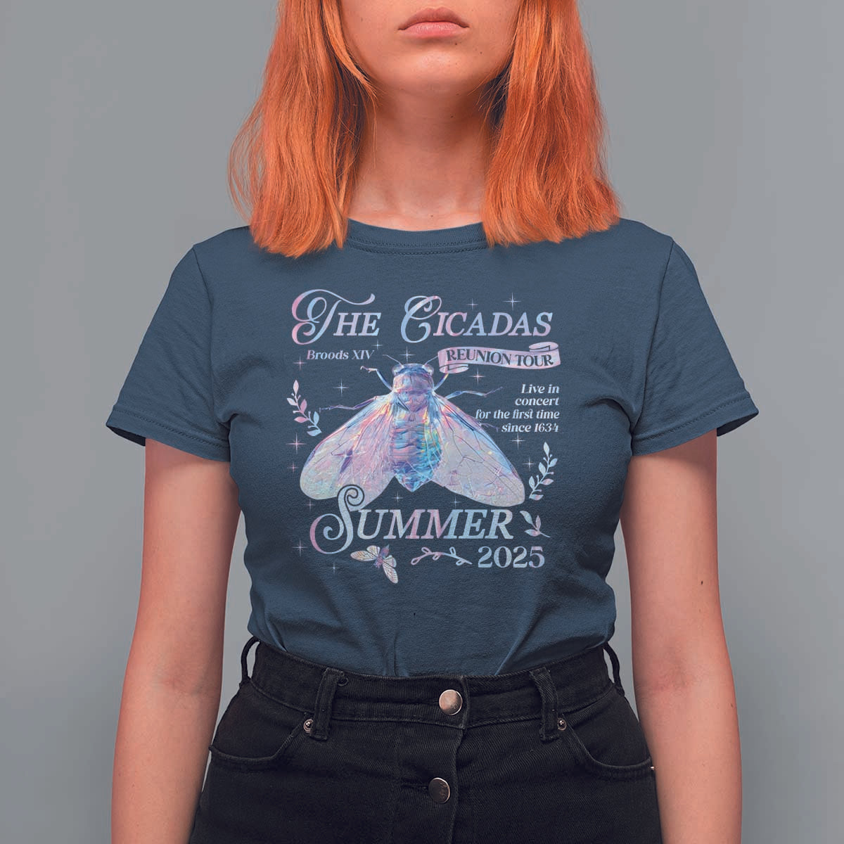 The Cicadas Brood XIV Reunion Tour Summer 2025 T Shirt For Women Live In Concert For The First Time Since 1634