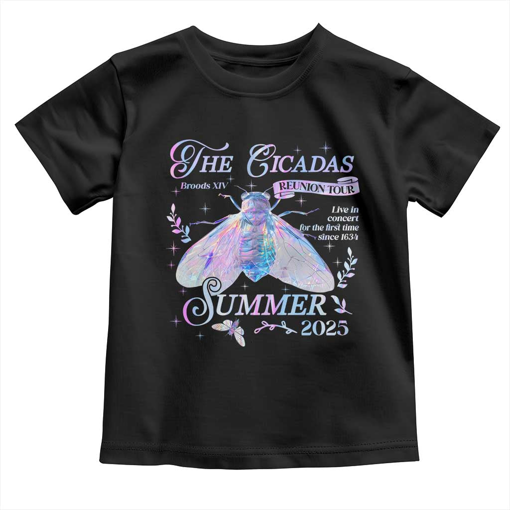 The Cicadas Brood XIV Reunion Tour Summer 2025 Toddler T Shirt Live In Concert For The First Time Since 1634